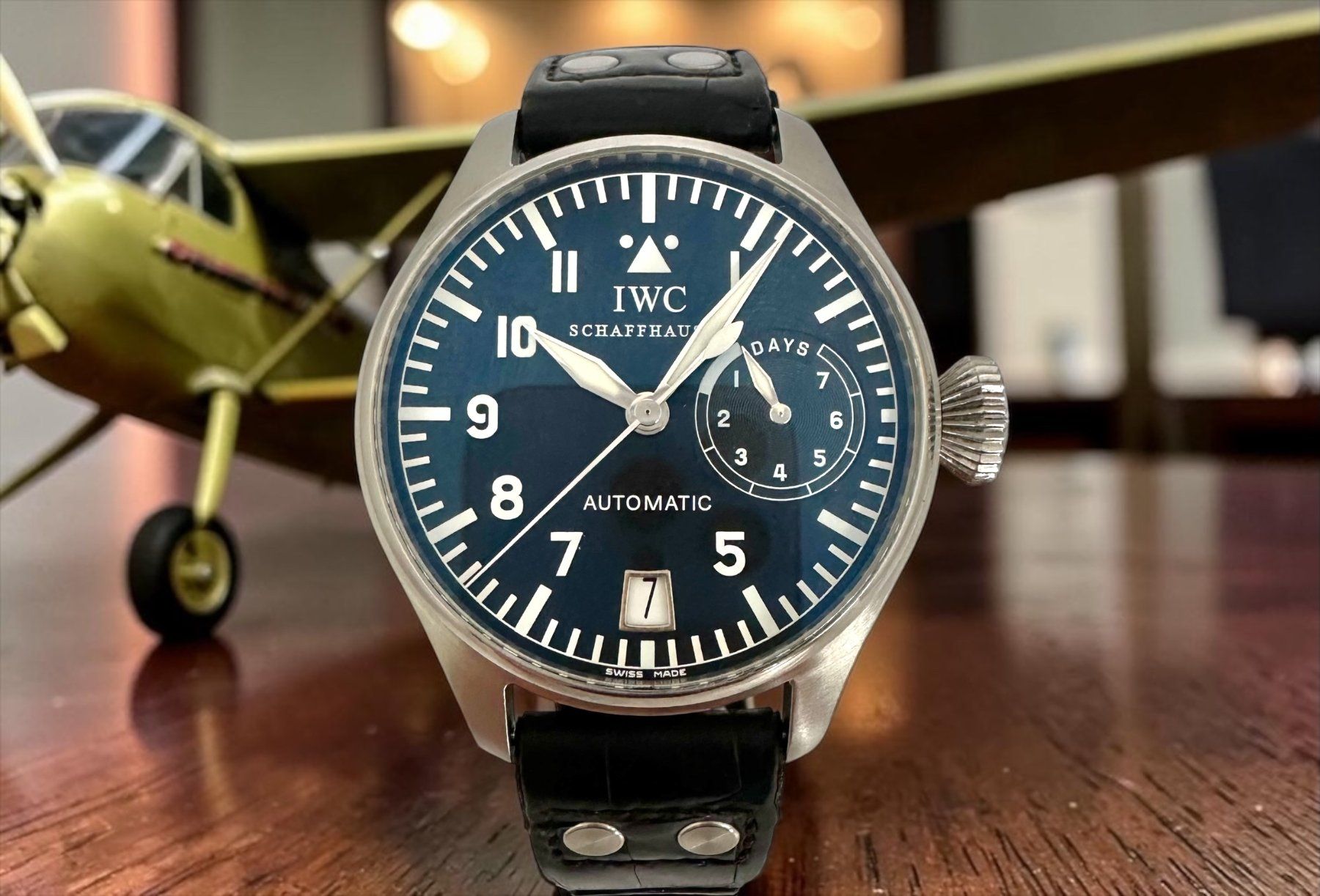 IWC Uhren: IWC Big Pilot, Ref. IW500201 in Edelstahl – Gebraucht aus Zuzwil SG von artimmo