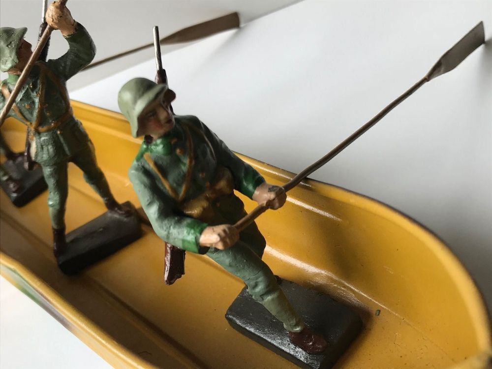 Elastolin Jouets: Lineol Soldaten mit Ponton – D'occasion à Oberrieden par BEN-HUR 1
