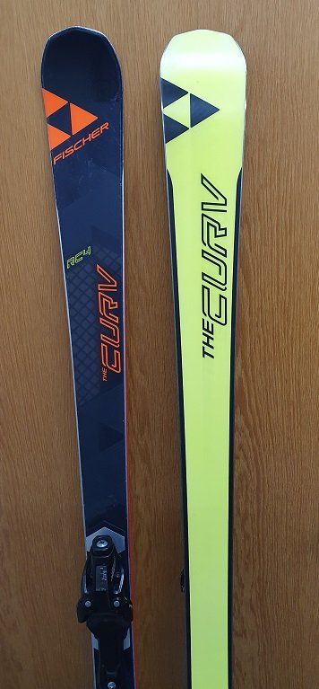 skis FISCHER RC4 THE CURV TI 2024, grip walk, poplar woodcore + Fischer RS 10