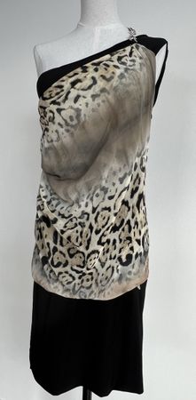 Elegantes Kleid mit Animalprint