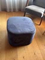 Hocker Bloomingville samt blau 40cm Breite gebraucht ab 1.-