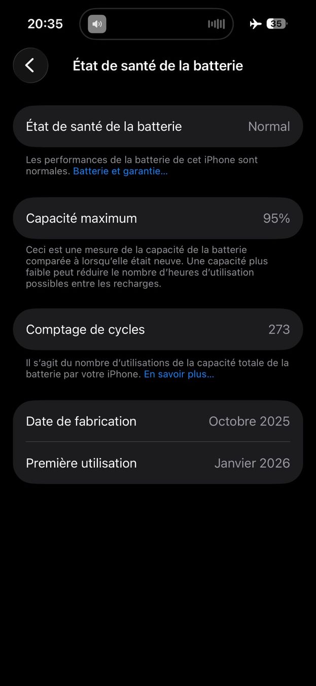 Apple Telefoni cellulari / Smartphones: APPLE IPHONE 15 PRO 128 GO TITANE - BATTERIE NEUVE – Usato da Les Bois venduto da albinberisha 2