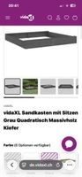 Sandkasten neu grau