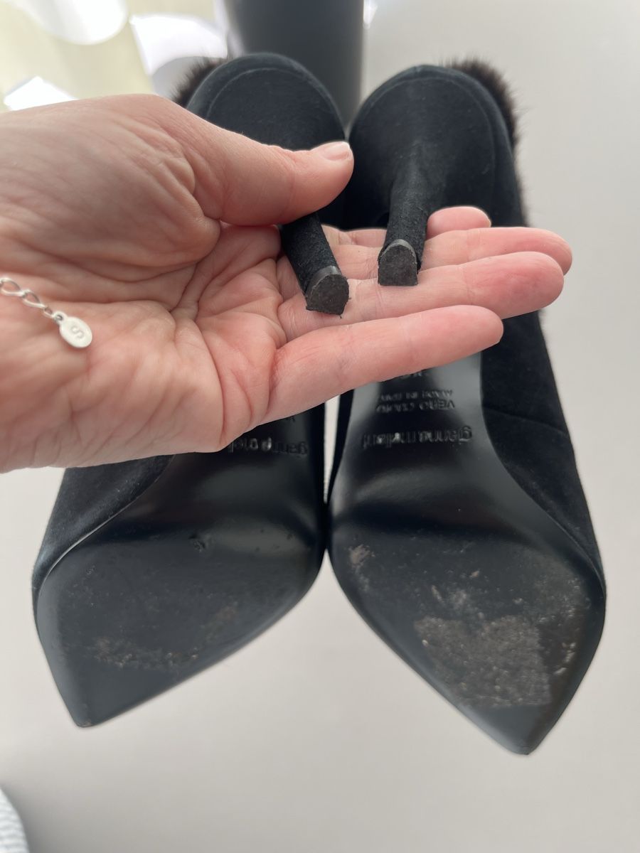 Scarpe da donna: Stiefeletten mit mit Nerzfell – Nuovo (secondo la descrizione) da Wattwil venduto da ann_m6sn 2