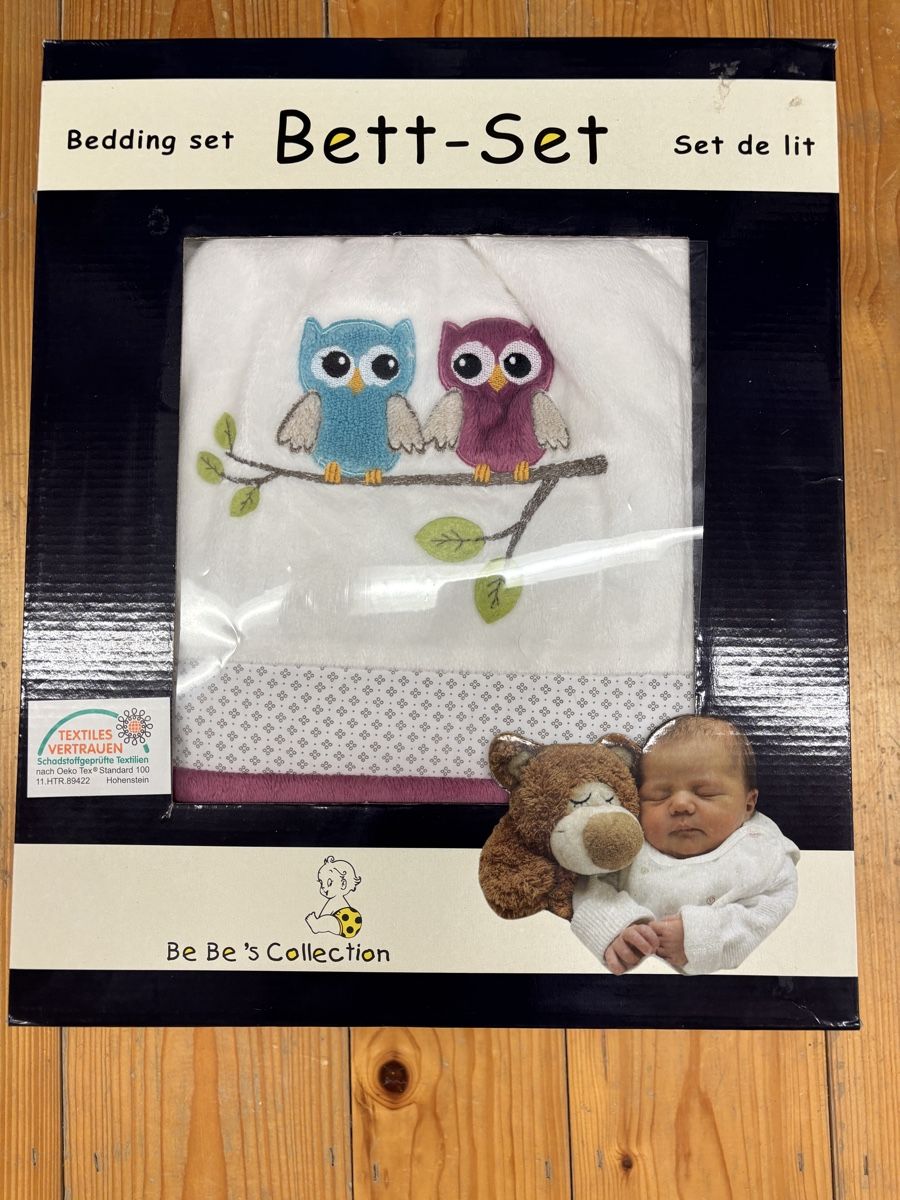 Decken: Be Be's Collection Bett-Set Eulen – Neu und originalverpackt aus Büren an der Aare von Nikito2001