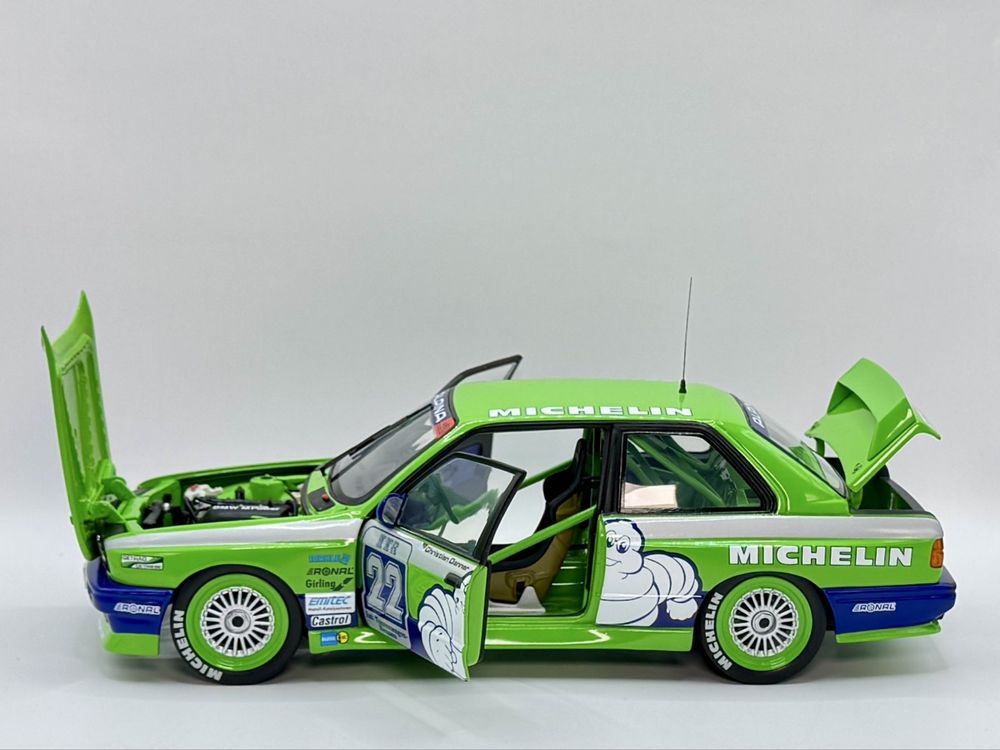 Miniature 1/18 BMW M3 DTM Minichamps - Vert - Pilote A. Farfus - 2011