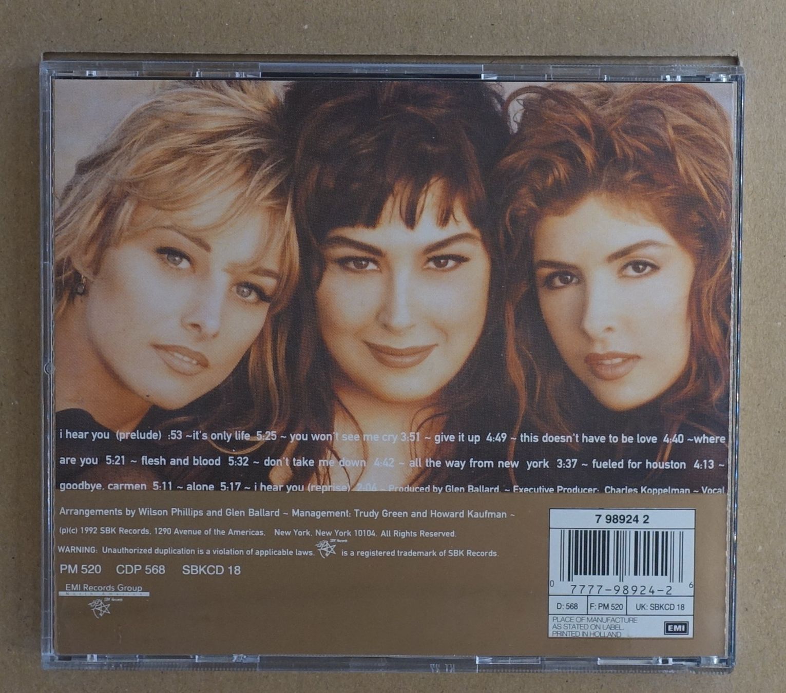CD: Wilson Phillips – Shadows And Light - F31 – Usato da Sessa venduto da fraenklishop 1