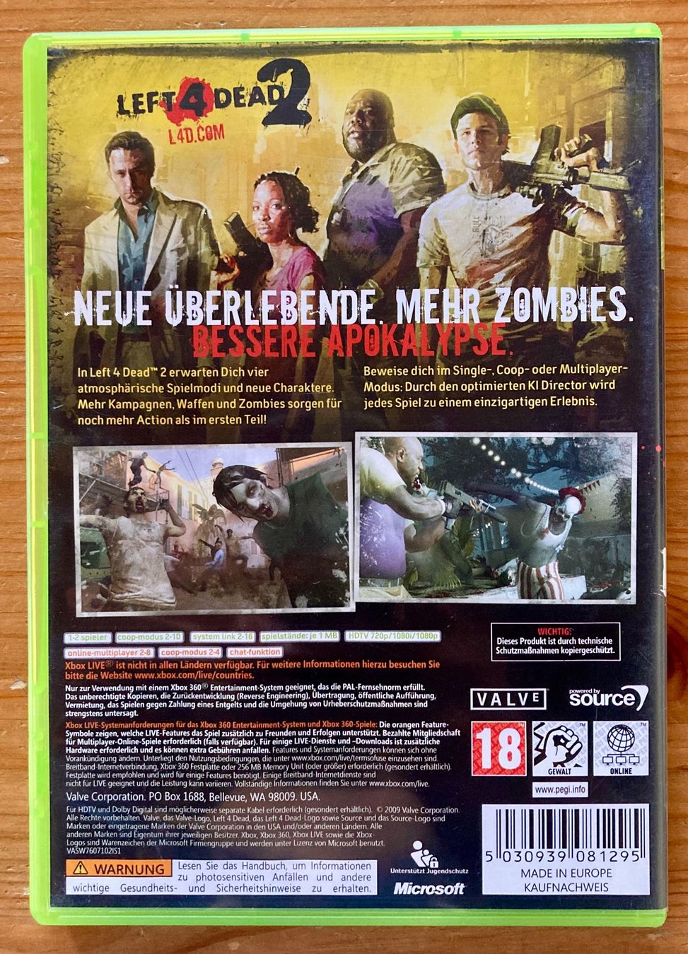 Microsoft Jeux: Left 4 Dead 2 - Xbox 360 – D'occasion à Zürich par Djmotionch 3