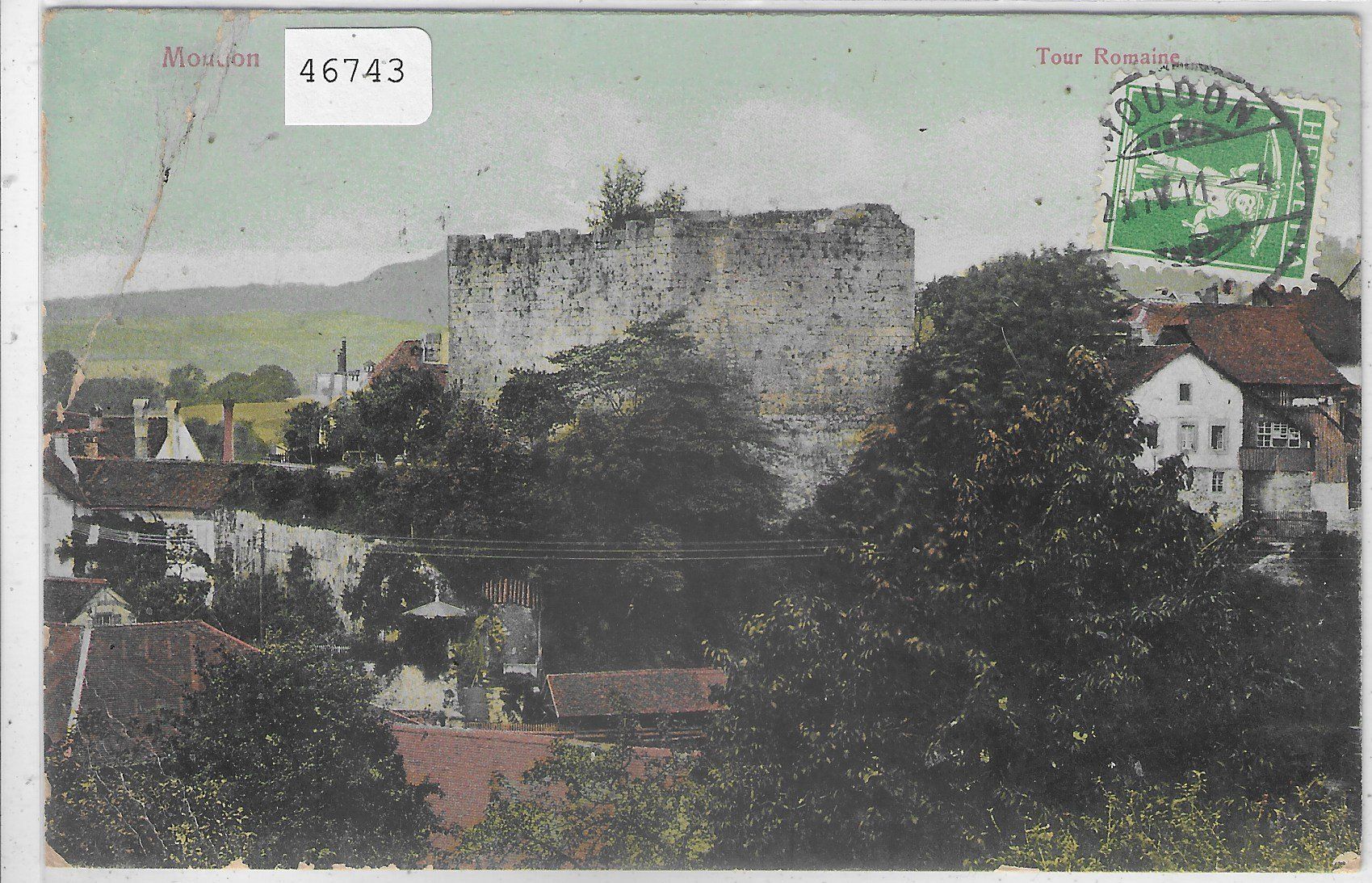 Cartoline postali: Moudon - Tour Romaine – Difettoso da Ettingen venduto da Kartenplanet