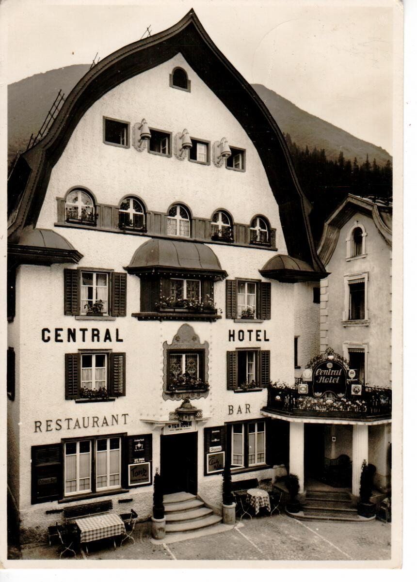 Cartoline postali: Hotel Central Andermatt 1938 – Usato da Wolhusen venduto da Curver9