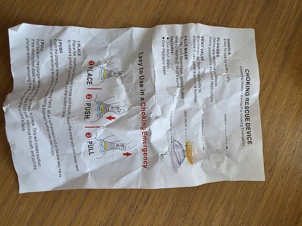 Kit di pronto soccorso: Erste Hilfeset Anti-Erstickungsgerät – Nuovo (secondo la descrizione) da Andelfingen venduto da Cornelia. 1