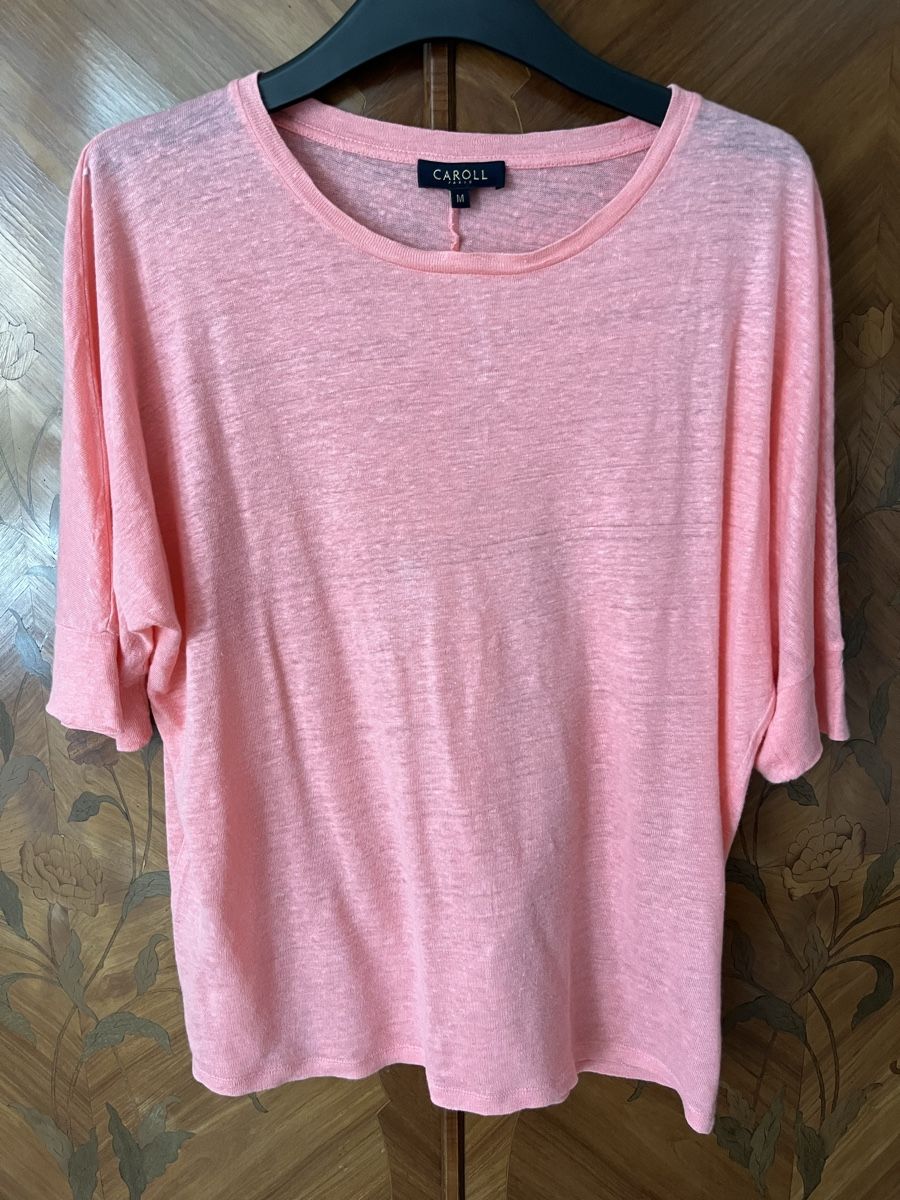 Caroll Camicette: Chemise en lin Caroll Medium – Usato da Chêne-Bougeries venduto da lis_cww5