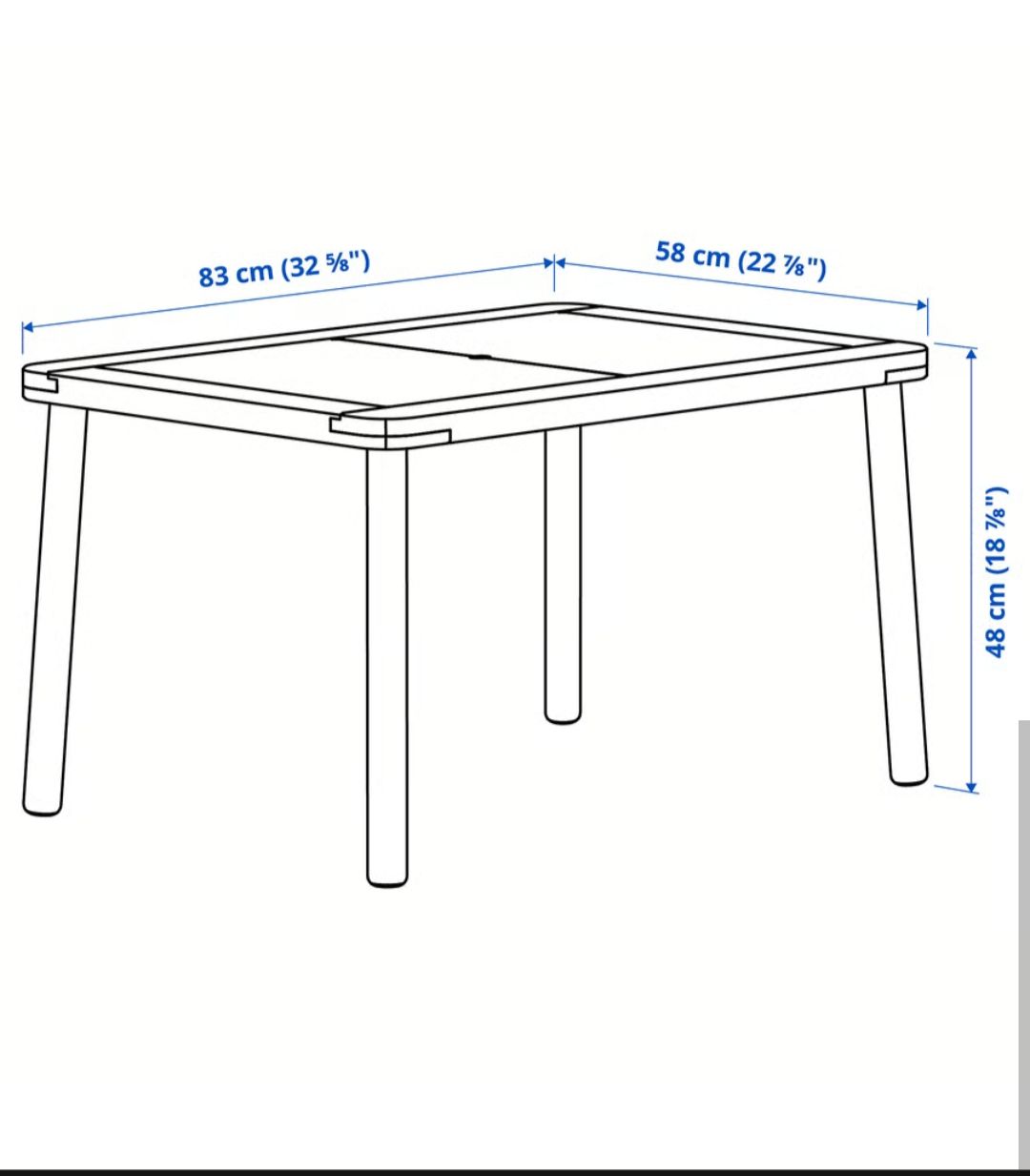 Tavoli: Kindertisch IKEA Flisat Holz weiss – Nuovo (secondo la descrizione) da Rotkreuz venduto da mar_wn5h 2