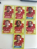 Panini Sticker Schweiz SUI 7,8,10,15,16,17,19