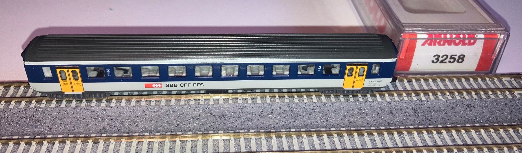 Arnold Modellini di ferrovie: Arnold NPZ 2. Klasse EW I mit Verpackung – Usato da Dompierre VD venduto da immorentes 1