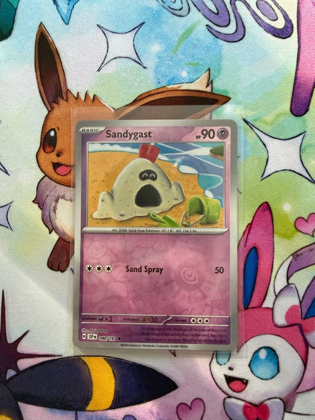 Pokémon Sammelbilder & Trading cards: Pokemon Sandygast Reverse Holo 090/191 SSP – Gebraucht aus Grindelwald von TSG-G-Town