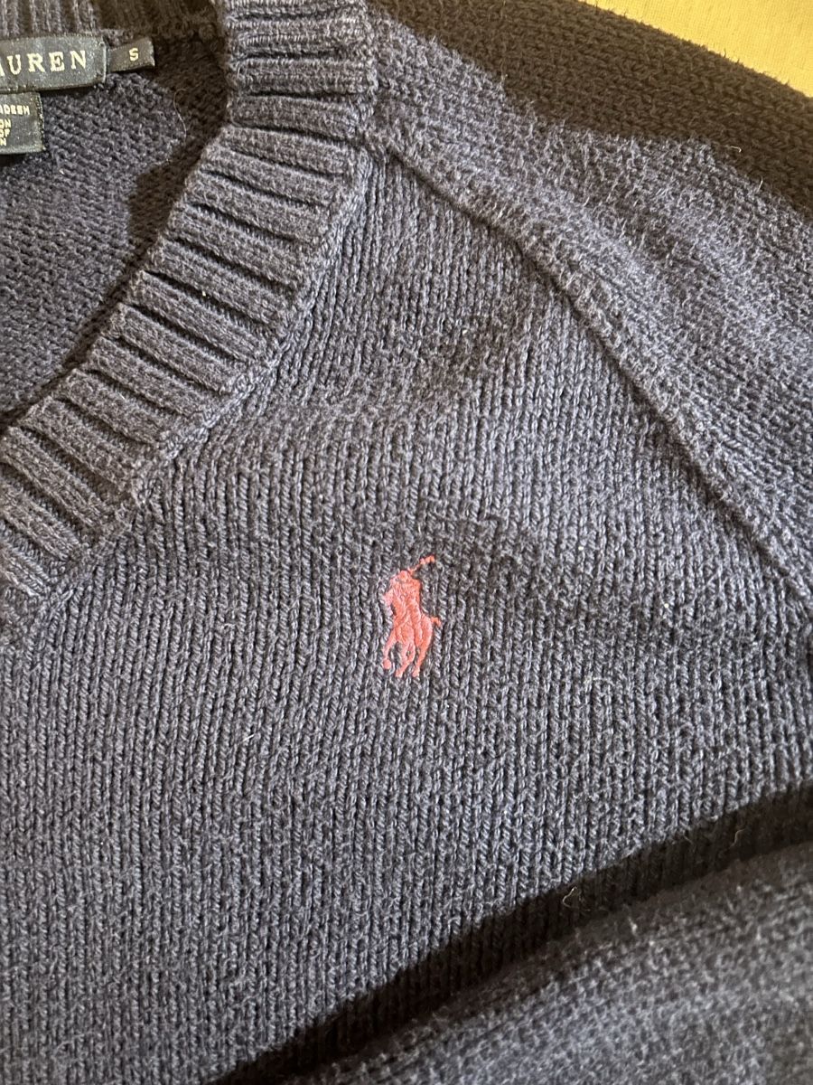 Maglioni & Felpe: Ralph Lauren Pullover dunkelblau V-Ausschnitt Gr. S – Usato da Weissbad venduto da noe_8rcy 2