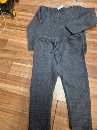 Zweiteiler Strickanzug Babol gr 80 Merino Kaschmir gr80 K35