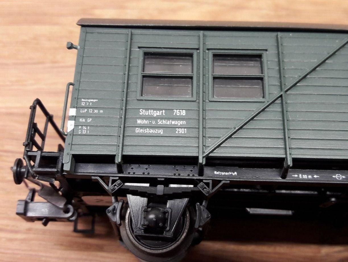 Modellini di ferrovie: Röwa HO DC : DB wagon dortoir N° 7618 – Usato da Buttes venduto da Cafe2005 5