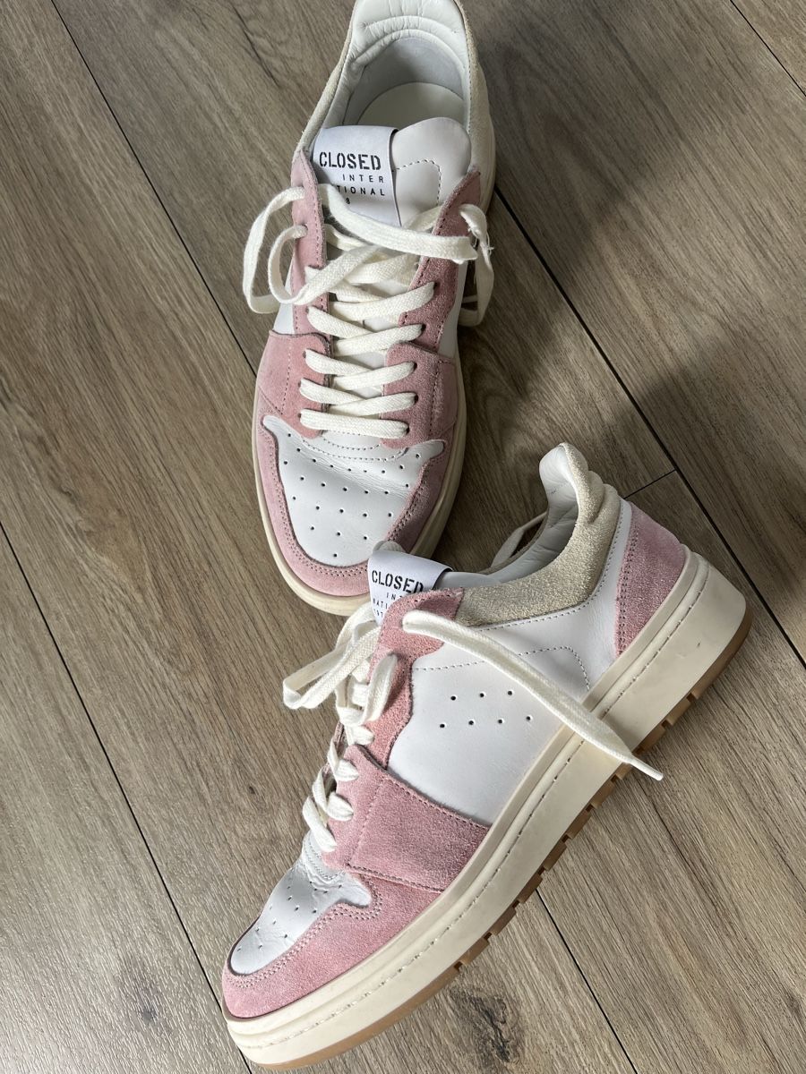 Closed Damenschuhe: Closed Leder Sneakers weiss Rosa – Neu (gemäss Beschreibung) aus Kerns von osco01 1