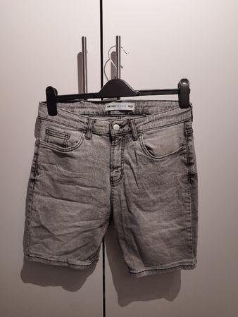 Graue Herren Jeans Shorts von Orton Jeans, Gr. W29