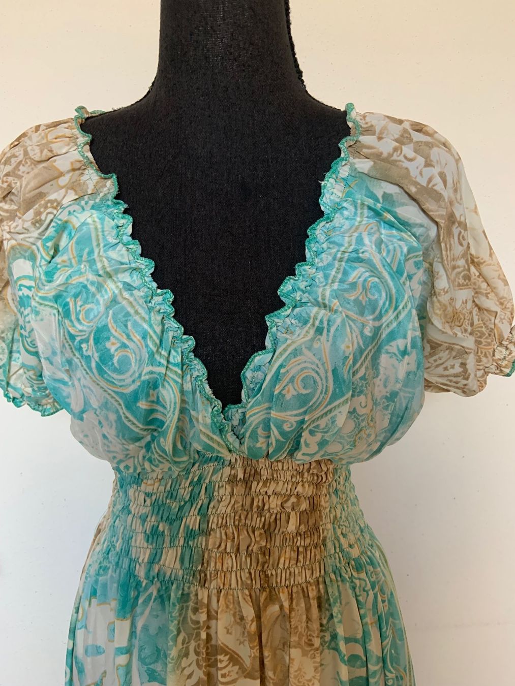 Vestiti: Boho Maxikleid aus Seide – Nuovo (secondo la descrizione) da Sigriswil venduto da ck56 3