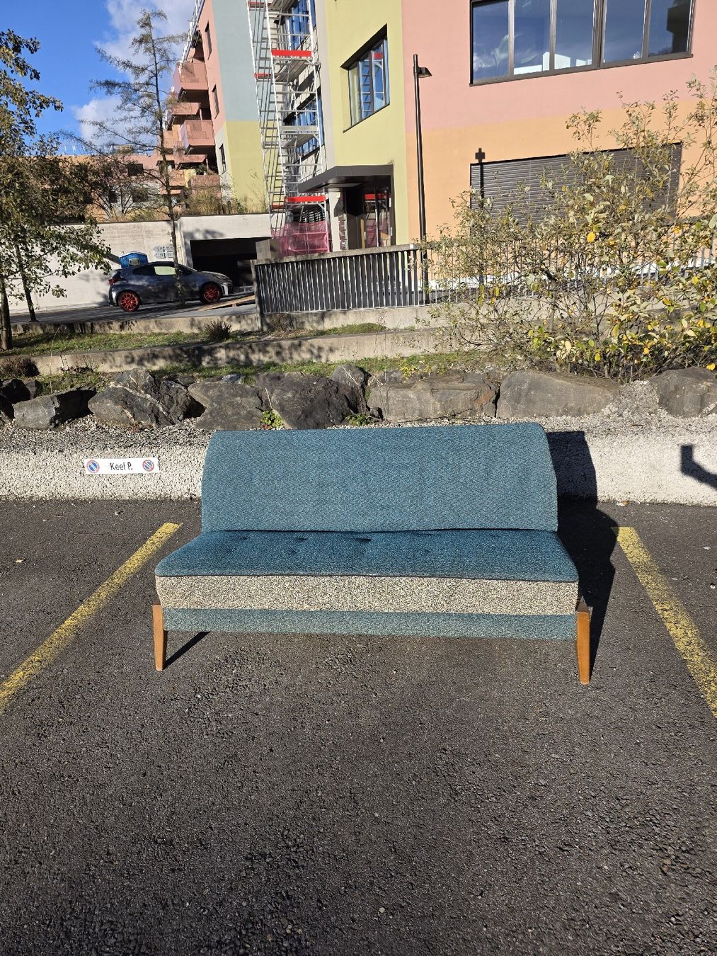 Divani: Mid Century Sofa / 2er Sofa / Vintage Design Sofa, Top! – Usato da Pfäffikon SZ venduto da Brocki-21 6