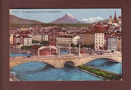 GENEVE - Pont de la Coulouvrenière - 1917