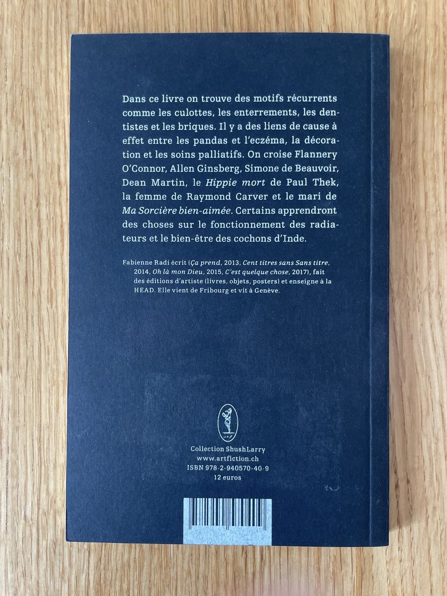 Libri: Holy, etc. De Fabienne Radi  – Usato da Fribourg venduto da Mymikrakra01 1