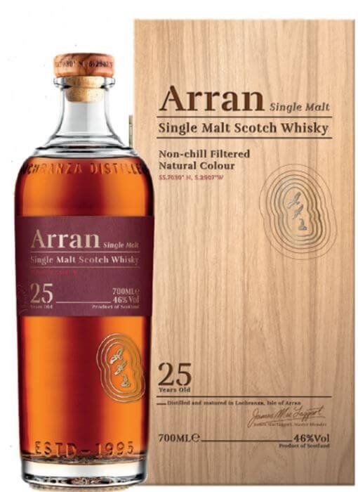 Arran Bevande alcoliche: Arran 25 Jahre 2021 – Nuovo e nell'imballaggio originale da Deitingen venduto da Peterso