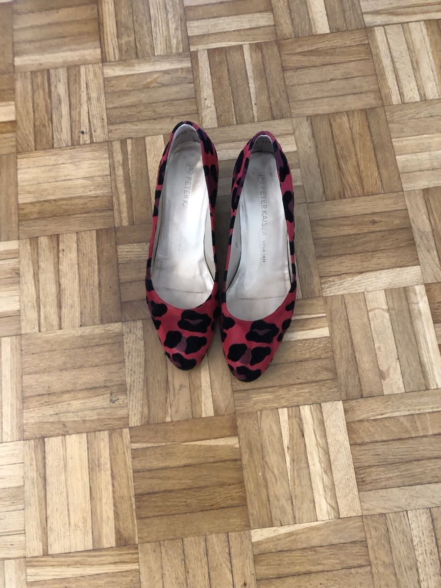 Kaiser Scarpe da donna: Peter Kaiser Pumps, Rot/Schwarz, Leoprint, Grösse 39 – Usato da St.Gallen venduto da sangi56 5