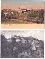 2 AK Mariastein SO um 1920/1930, Farbe + s/w, Top Erhaltung