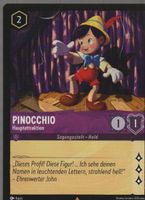 TCG LORCANA FLUTGESTALTEN ( 2ROF ) De 56 Pinocchio - Hauptat