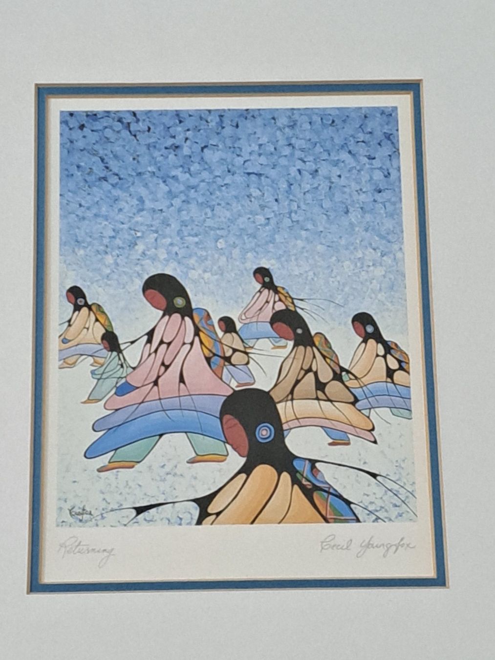 Grafiken & Lithographien: Returning Kanada Indianer Cecil YoungFox Signiert – Gebraucht aus Birsfelden von oleros 1