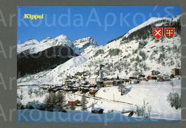 AK color Kippel VS Lötschental mit Rothörnern ≈ 1987