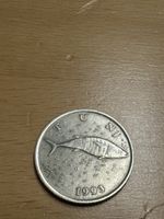 Kroatien Münze 2 Kune 1993 Fisch Motiv gebrauchter Zustand