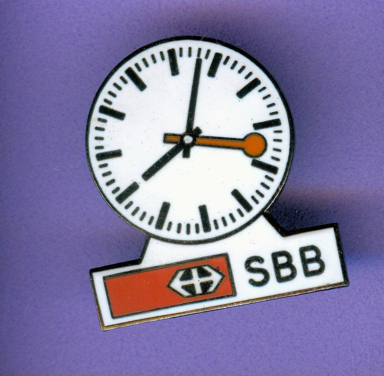 SBB/CFF/FFS Placchette & Badge: SBB Bahnhofs-Uhr – Usato da Winterthur venduto da Sammleroase