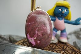 Cobalt  Calcit Anhänger Gefasst in  Silber  925S     Räumung