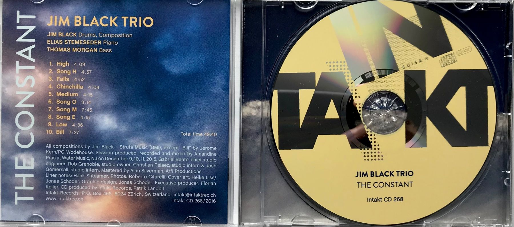 CD: CD Jim Black Trio - The Constant – Usato da Zürich venduto da tomakomai 2