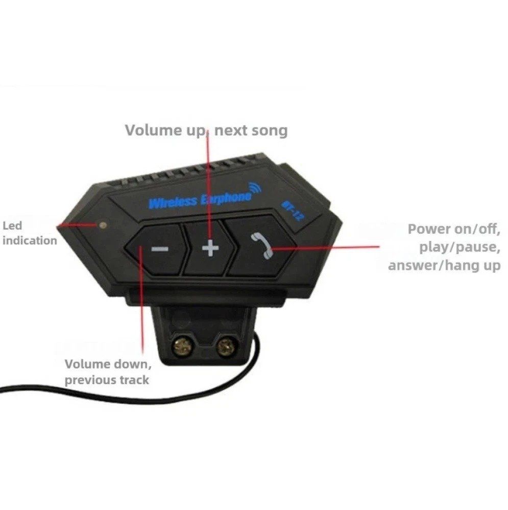 Cuffie: Motorrad Helm Kopfhörer  Bluetooth Freisprecheinrichtung – Nuovo (secondo la descrizione) da Kirchdorf AG venduto da Apost008 7