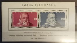 3899) W31, 1948, Sonderblock IMABA, postfrisch Kt. 100.-