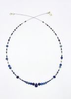 Blauer Schimmer - Halskette mit Lapislazuli (21 cm)