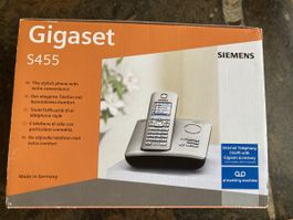 Siemens Gigaset S455 Schnurlos Telefon komplett