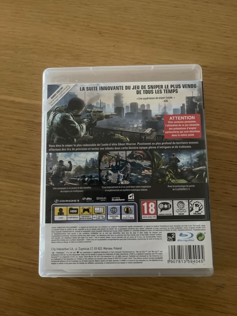 Giochi: Sniper Ghost Warrior 2 - Édition limitée PS3 - Comme neuf! – Usato da Renens VD venduto da dan_b8tt 1