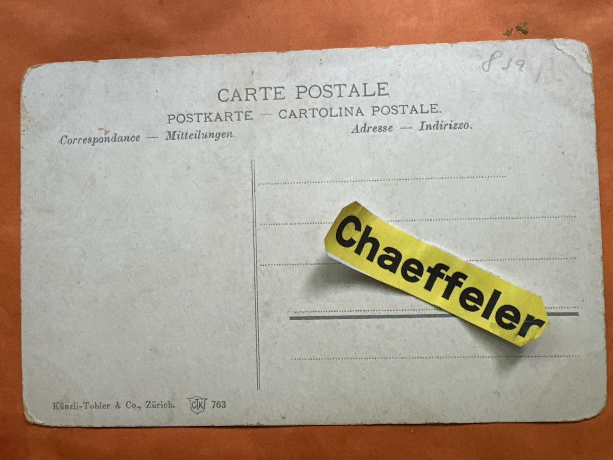 Cartoline postali: Alte Ansichtskarte Vitznau mit Kirche & See – Usato da Zürich venduto da Chaeffeler 1