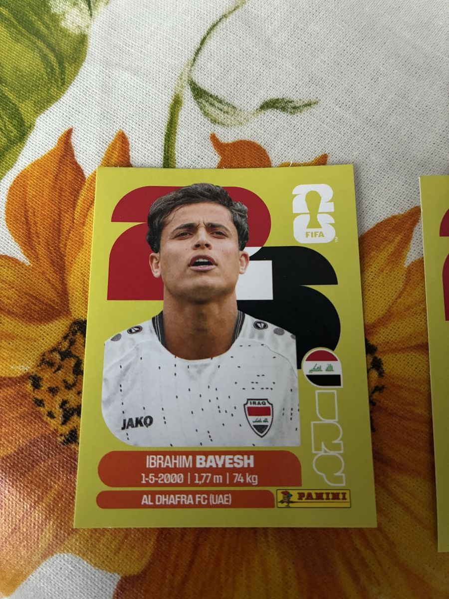Panini Sammelbilder & Trading cards: FIFA World Cup 2026 Sticker Ibrahim Bavesh Irak – Gebraucht aus Wettingen von ric_xm6x