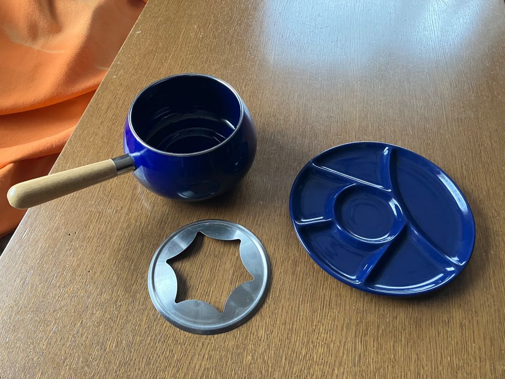 Fleisch-Fondue Set Blau 9-Teilig (Gebraucht) in Kandergrund für CHF 25 ...