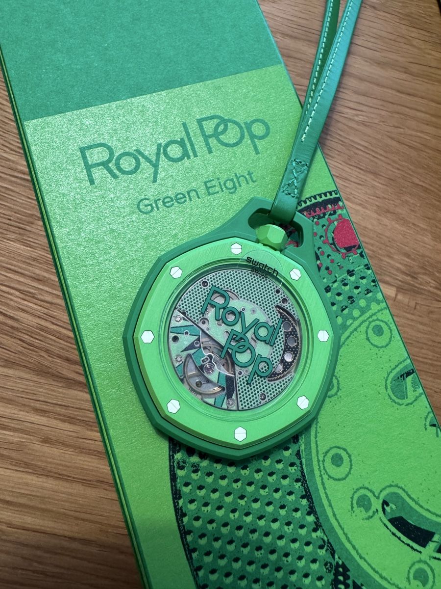 Swatch Orologi: AP x Swatch Royal Pop Green Eight – Nuovo e nell'imballaggio originale da Neuenhof venduto da miravesna 1