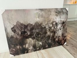 EINZELSTÜCK SONDERPREIS 🖤 Wandbild 120x80 Floral Impression