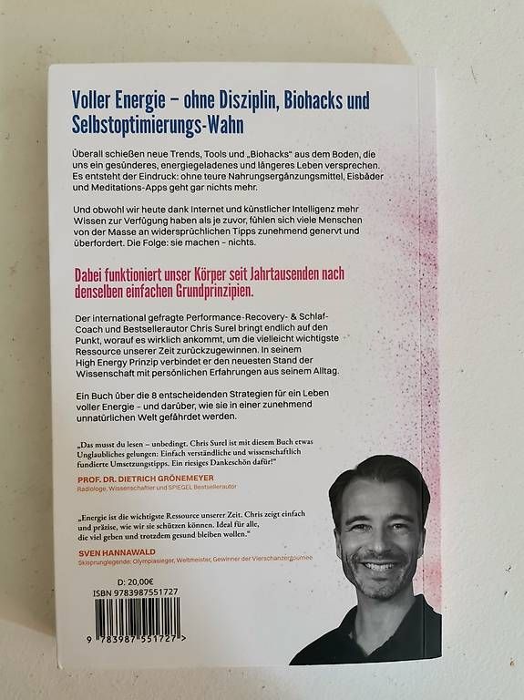 Bücher: Das High Energy Prinzip – Gebraucht aus bern von jeannie2006 1